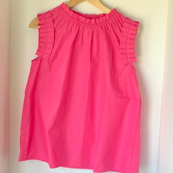 Periwinkle Collection hot pink blouse - Picture 1 of 3